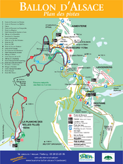 Ballon d’Alsace Ski Trail Map