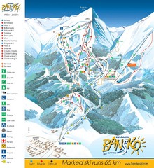Bansko Trail Map