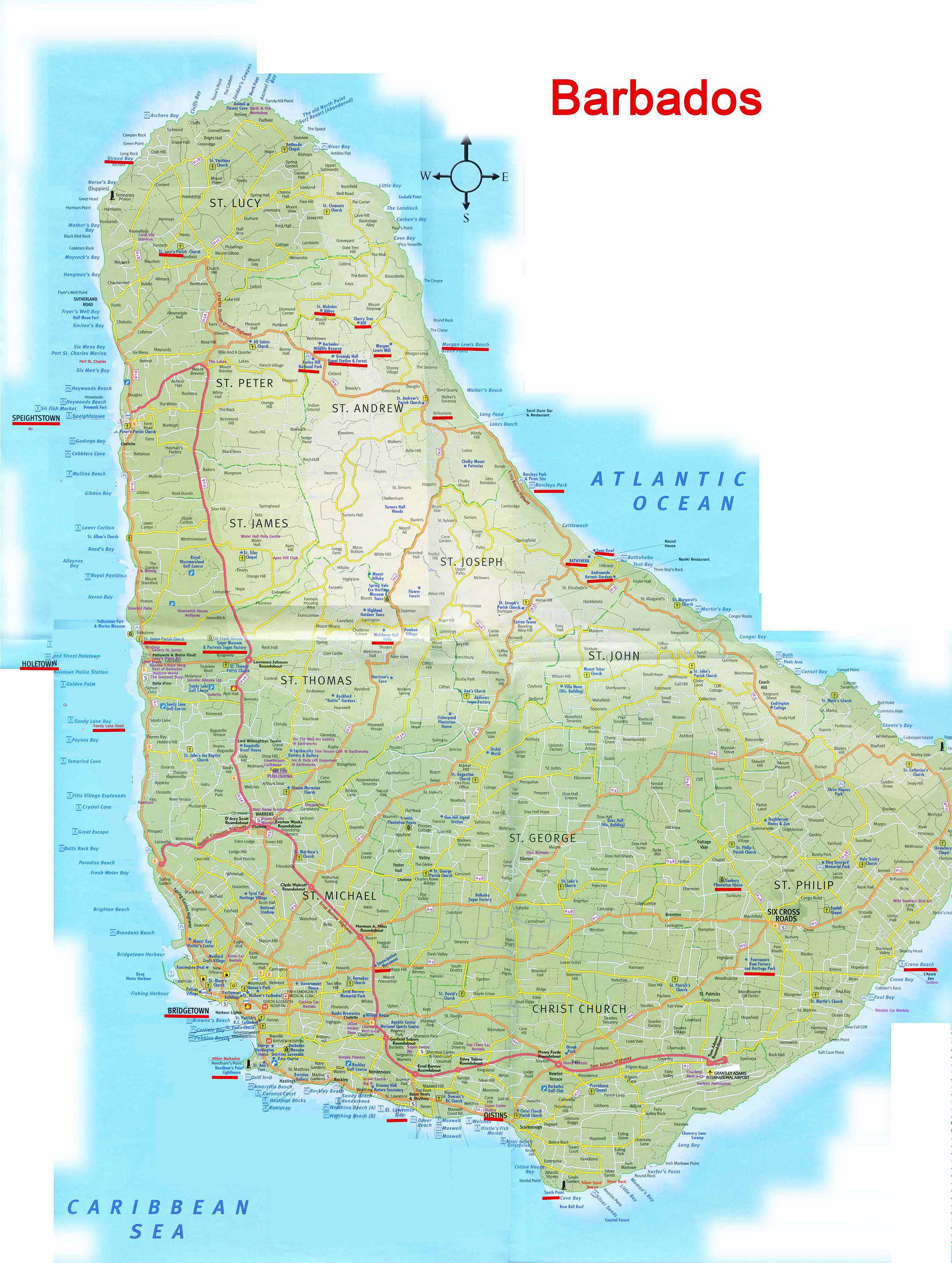 Barbados Karta Karta