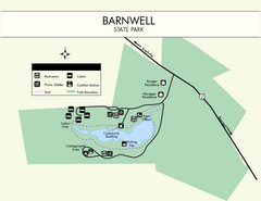 Barnwell State Park Map