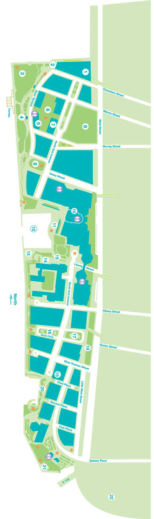 Battery Park City Diagram Battery Park City