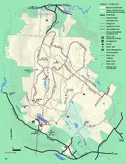 Beartown State Park Winter Map