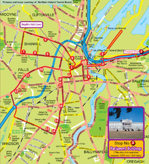 Belfast Bus Tour Map