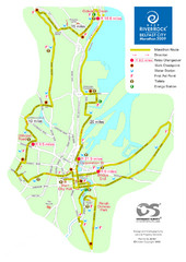 Belfast City Marathon Map
