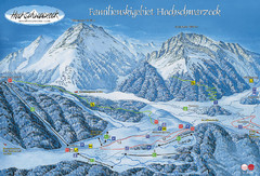 Berchtesgadener Land Ski Trail Map