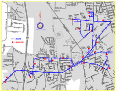 Berea Bus Route Map