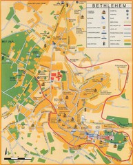 Bethlehem Tourist Map
