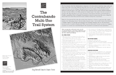 Big Bend Ranch, Texas Contrabando Trail Map