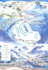 Bjelasica Ski Trail Map