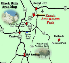 Black Hills Area Map