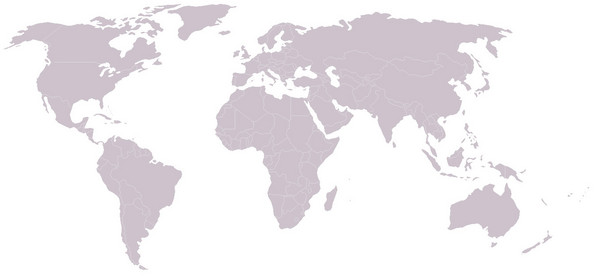 blank world map image