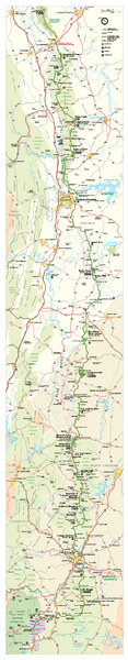 Blue Ridge Parkway Official Map