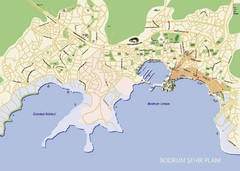 Bodrum City Map