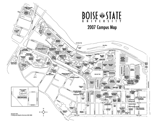 Boise State University Map