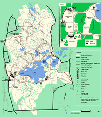 Borderland State Park trail map