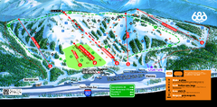 Boreal Mountain Resort Ski Trail Map