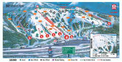 Boreal Ski Trail Map