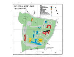 Boston College - Newton Campus Map