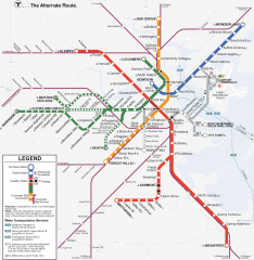 t train map