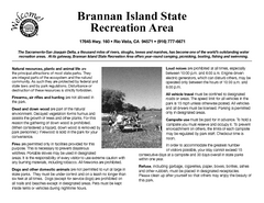 Brannan Island Campground Map