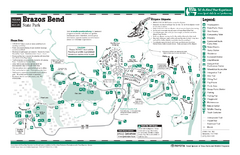 Brazos Bend, Texas State Park Facility Map