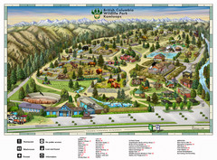 British Columbia Wildlife Park Visitor Map