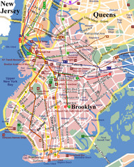 Brooklyn, Attractions Map