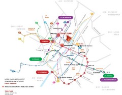 Brussels Transit Map