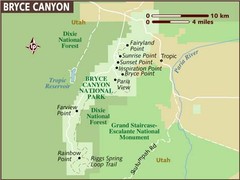Bryce Canyon National Park Map