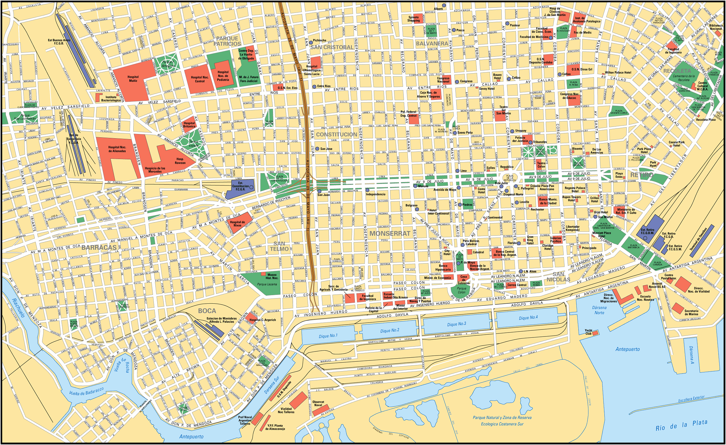 Street Map Buenos Aires