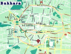 Bukhara City Map