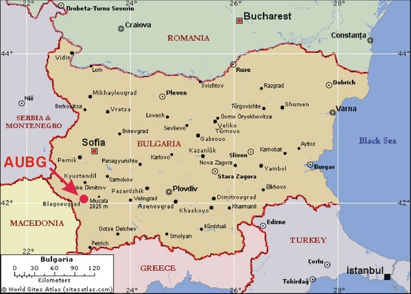 Bulgaria Tourist Map