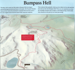 Bumpass Hell Trail Map