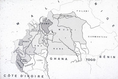 Burkina Faso Ethnic Map