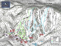 Caberfae Peaks Ski & Golf Resort Ski Trail Map