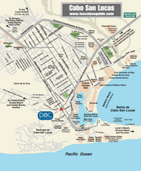 Cabo San Lucas Restaurant Map