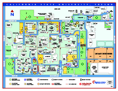 California State University - Fresno Map