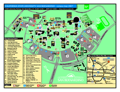 California State University - San Bernardino Map
