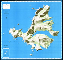 Campbell Island Map