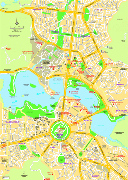 View LocationView Map. click for. Fullsize Canberra Street Map