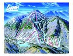 Cannon Mountain Ski Trail map