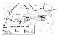 Capitol City State Trail Map