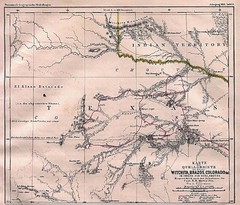 Captain Marcy's Route through Texas - 1895...