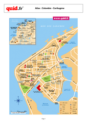 Cartagena City Map