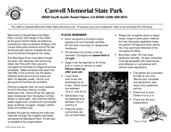 Caswell Memorial State Park Campground Map