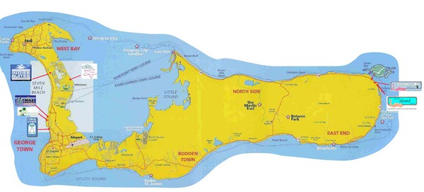 Cayman Resort Map