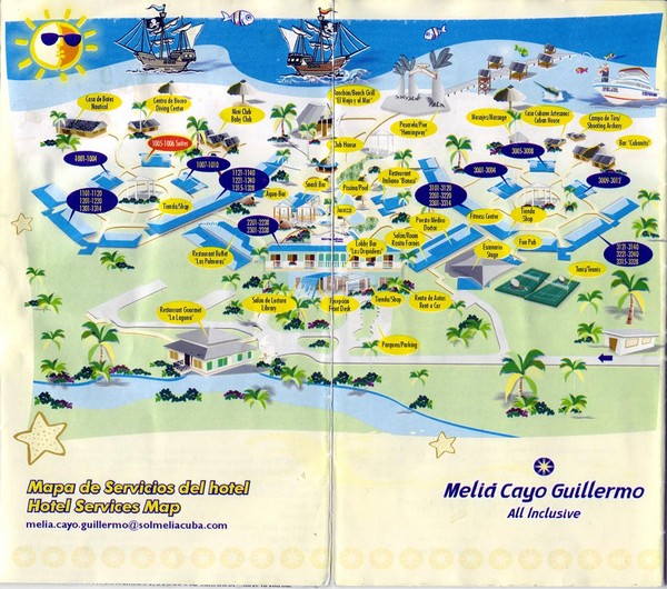 Cayo Guillermo Tourist Map