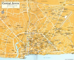 Central Accra Tourist Map