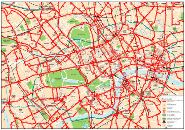 london tube bus map