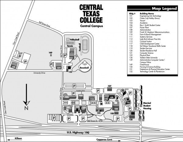 Business Ideas 2013 Central Texas College Campus Map